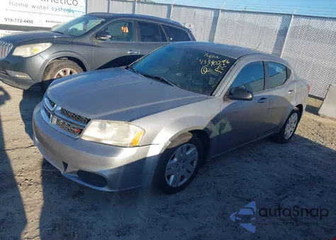 2014 Dodge Avenger Se from USA, damaged, VIN 1C3CDZABXEN155403